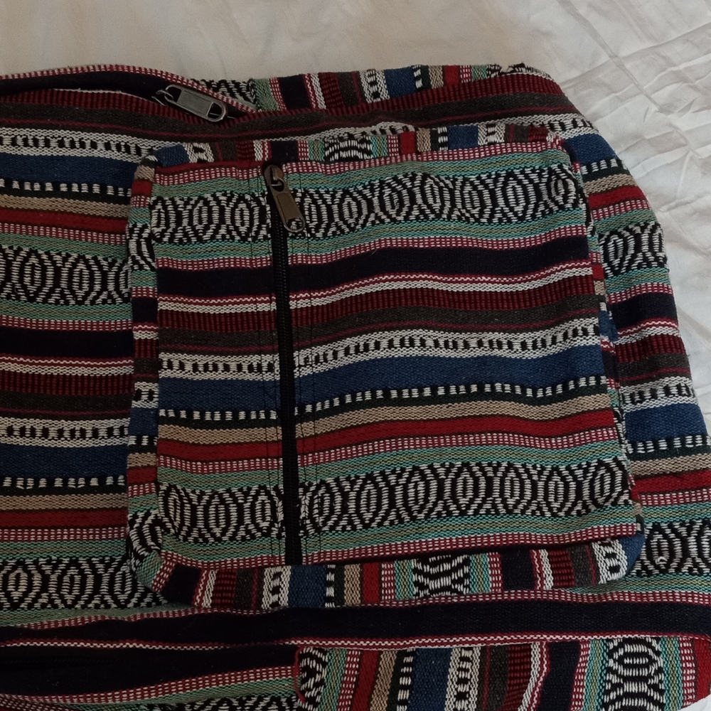 Colorful Patterned Women's Backpack - Picture 2 of 7